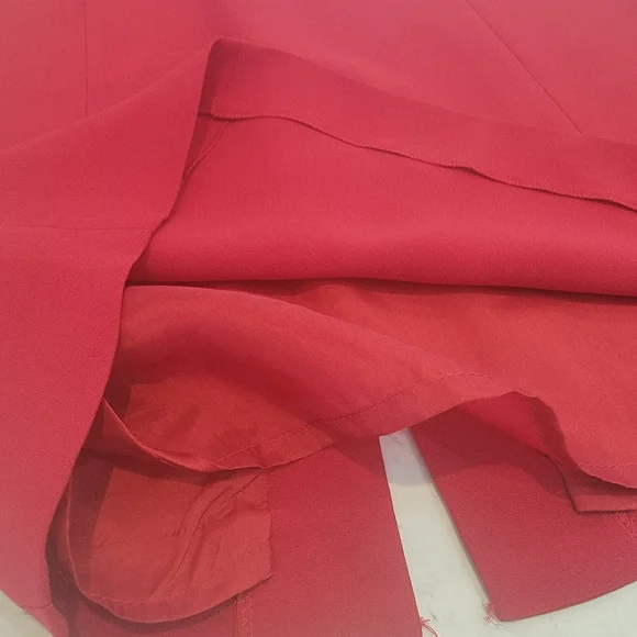 La Perla red sheath cocktail dress with beading shoulder details size 6 - Picture 13 of 15